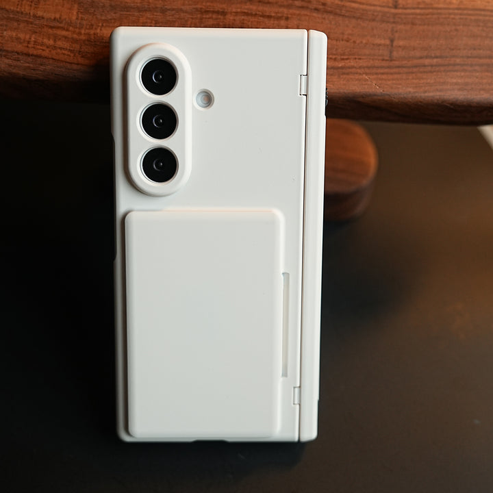 Premium Silk Matte Case for Samsung Galaxy Z Fold 7 | Built-In Card Holder & Hinge Protection (Copy)