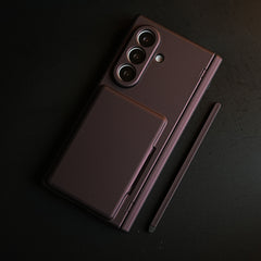 Premium Silk Matte Case for Samsung Galaxy Z Fold 7 | Built-In Card Holder & Hinge Protection