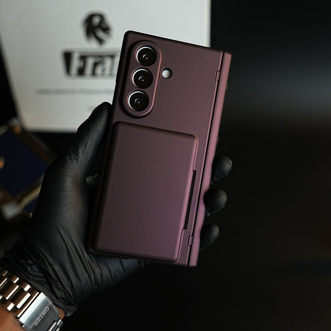 Premium Silk Matte Case for Samsung Galaxy Z Fold 7 | Built-In Card Holder & Hinge Protection (Copy)