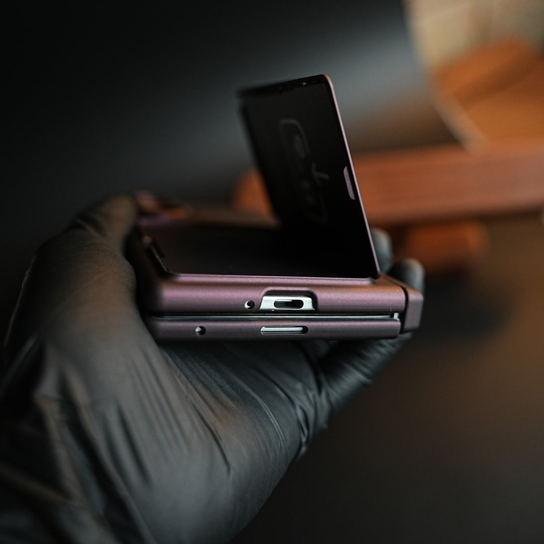 Premium Silk Matte Case for Samsung Galaxy Z Fold 7 | Built-In Card Holder & Hinge Protection (Copy)