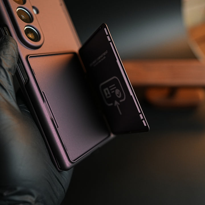 Premium Silk Matte Case for Samsung Galaxy Z Fold 7 | Built-In Card Holder & Hinge Protection (Copy)