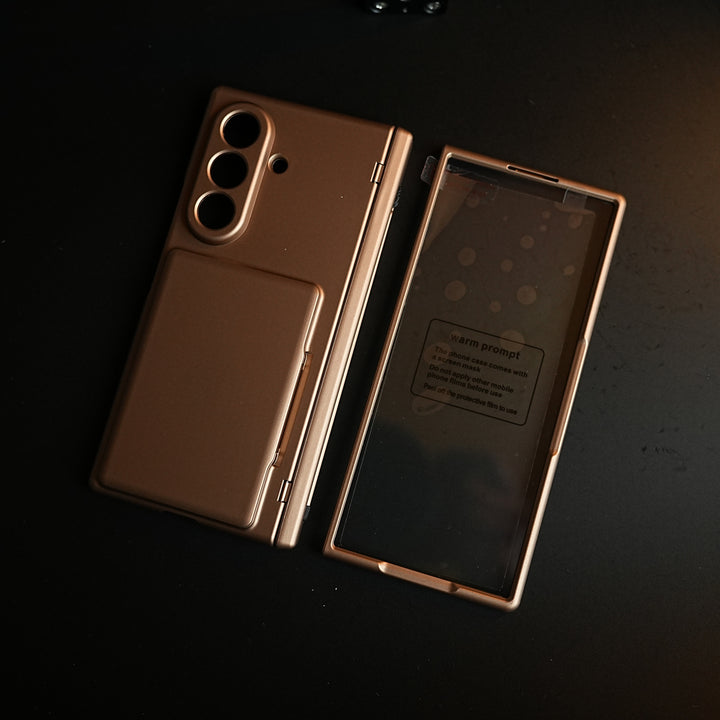 Premium Silk Matte Case for Samsung Galaxy Z Fold 7 | Built-In Card Holder & Hinge Protection (Copy)