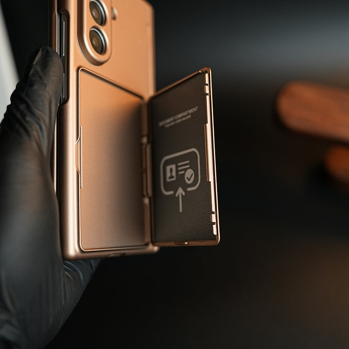 Premium Silk Matte Case for Samsung Galaxy Z Fold 7 | Built-In Card Holder & Hinge Protection (Copy)