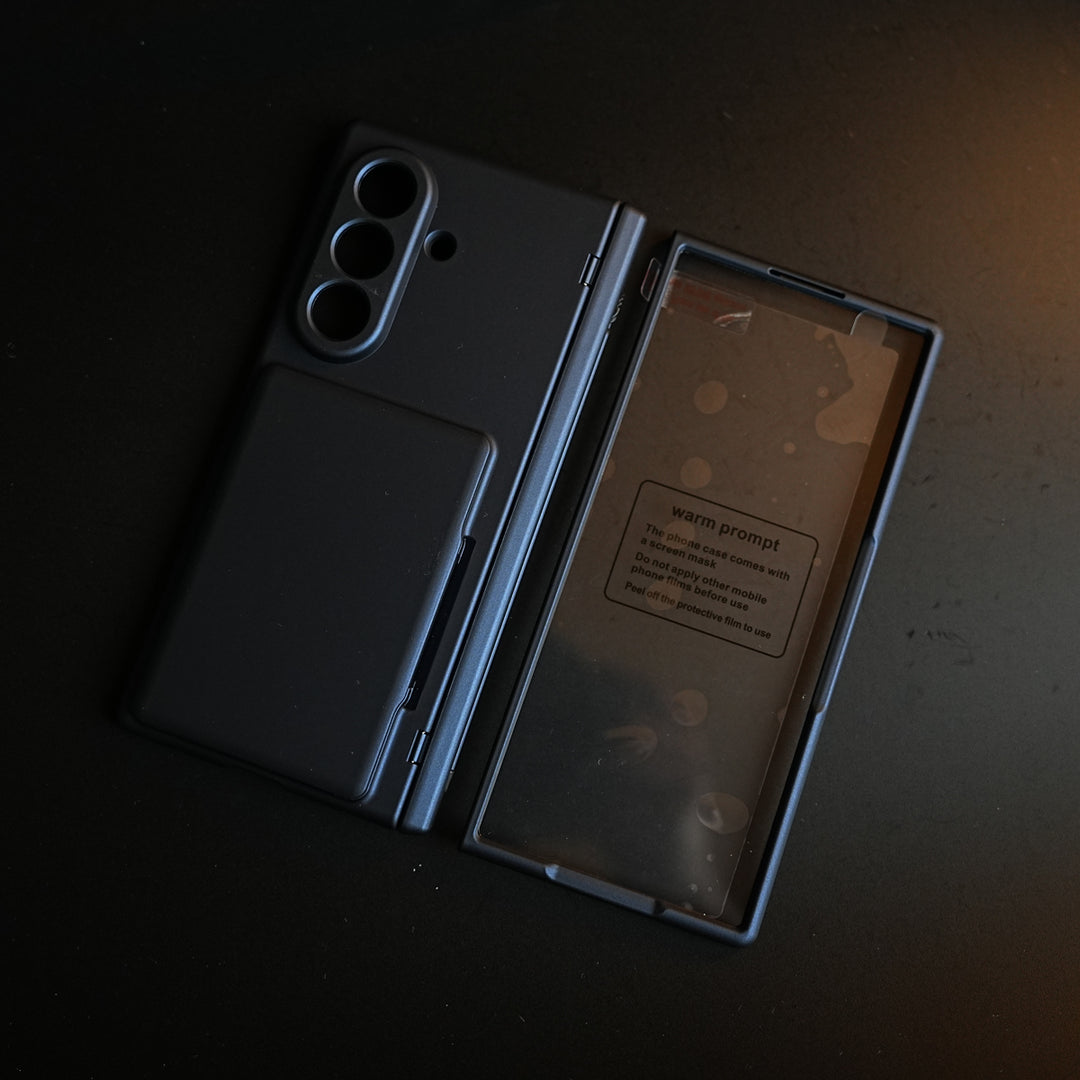 Premium Silk Matte Case for Samsung Galaxy Z Fold 7 | Built-In Card Holder & Hinge Protection (Copy)