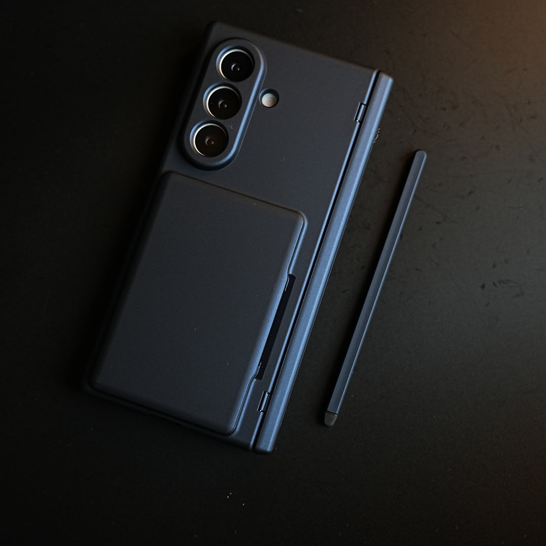 Premium Silk Matte Case for Samsung Galaxy Z Fold 7 | Built-In Card Holder & Hinge Protection (Copy)