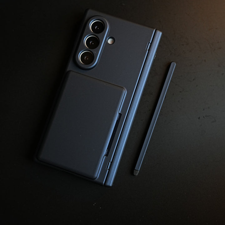 Premium Silk Matte Case for Samsung Galaxy Z Fold 7 | Built-In Card Holder & Hinge Protection (Copy)