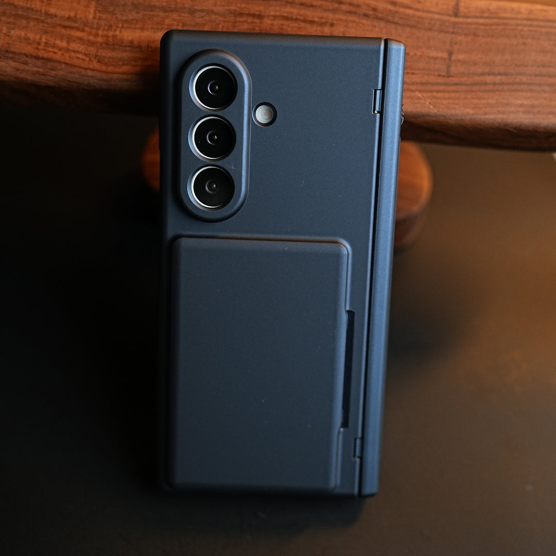 Premium Silk Matte Case for Samsung Galaxy Z Fold 7 | Built-In Card Holder & Hinge Protection (Copy)