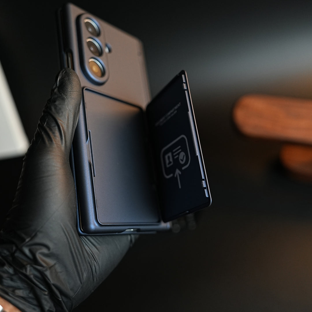 Premium Silk Matte Case for Samsung Galaxy Z Fold 7 | Built-In Card Holder & Hinge Protection (Copy)