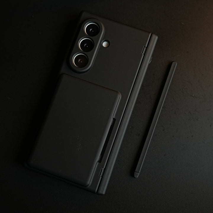 Premium Silk Matte Case for Samsung Galaxy Z Fold 7 | Built-In Card Holder & Hinge Protection (Copy)