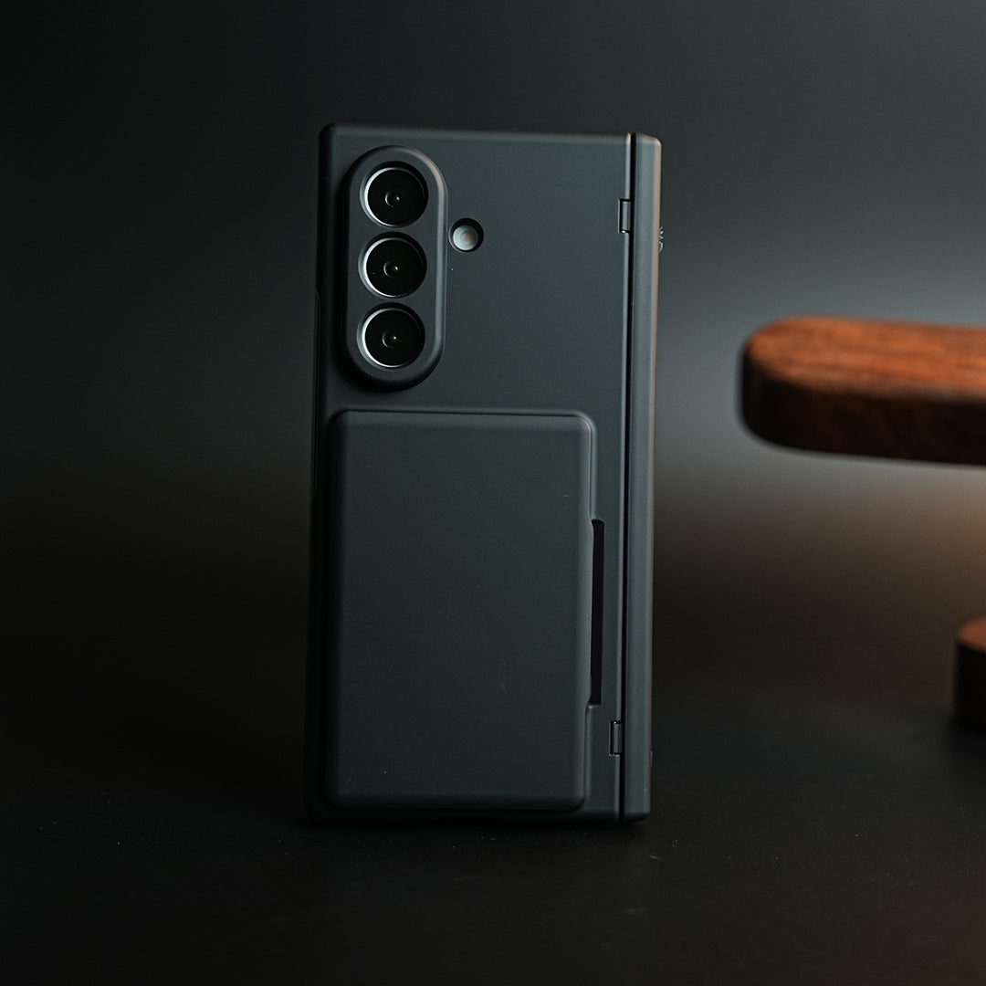 Premium Silk Matte Case for Samsung Galaxy Z Fold 7 | Built-In Card Holder & Hinge Protection (Copy)