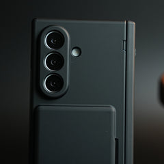 Premium Silk Matte Case for Samsung Galaxy Z Fold 7 | Built-In Card Holder & Hinge Protection