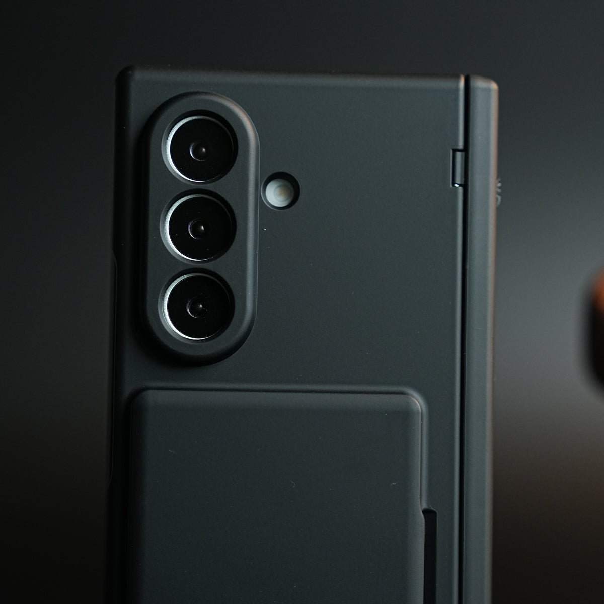 Premium Silk Matte Case for Samsung Galaxy Z Fold 7 | Built-In Card Holder & Hinge Protection