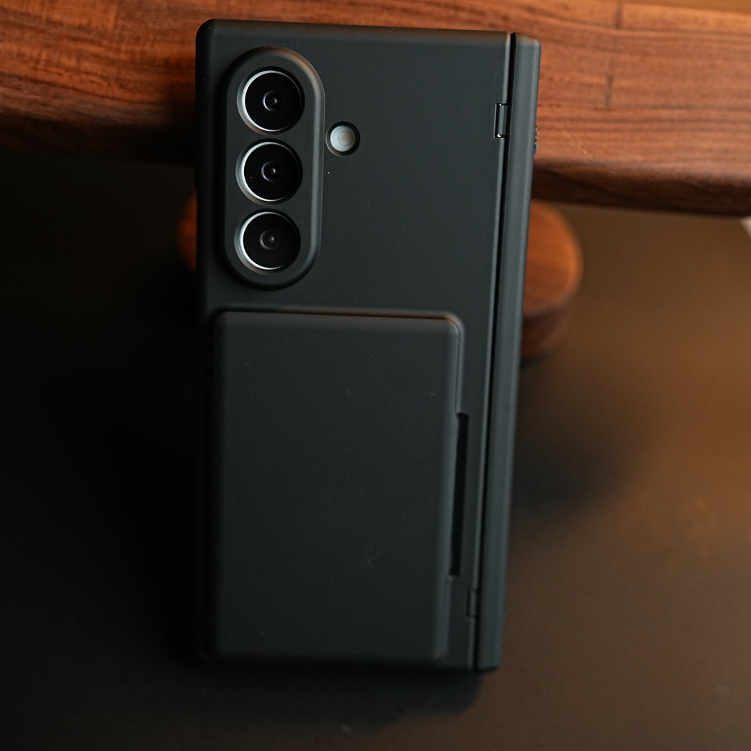 Premium Silk Matte Case for Samsung Galaxy Z Fold 7 | Built-In Card Holder & Hinge Protection (Copy)