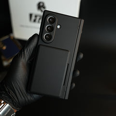 Premium Silk Matte Case for Samsung Galaxy Z Fold 7 | Built-In Card Holder & Hinge Protection