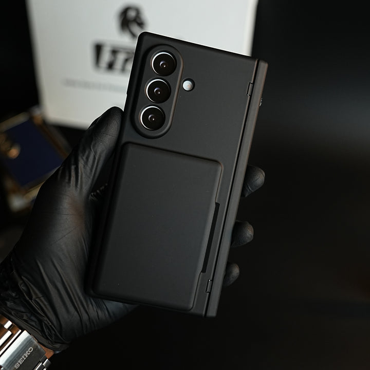 Premium Silk Matte Case for Samsung Galaxy Z Fold 7 | Built-In Card Holder & Hinge Protection (Copy)