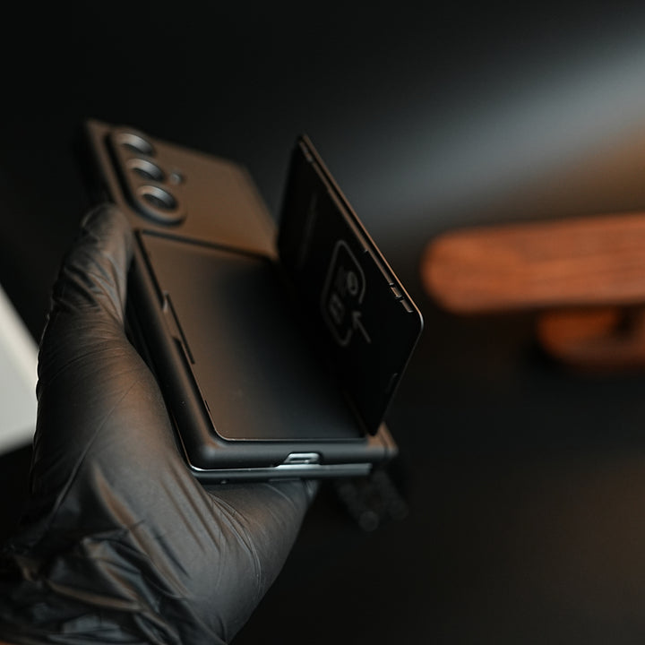 Premium Silk Matte Case for Samsung Galaxy Z Fold 7 | Built-In Card Holder & Hinge Protection (Copy)