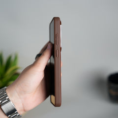 Galaxy S26 Ultra Leather Case | Classic Middle Stitched PU Back Cover