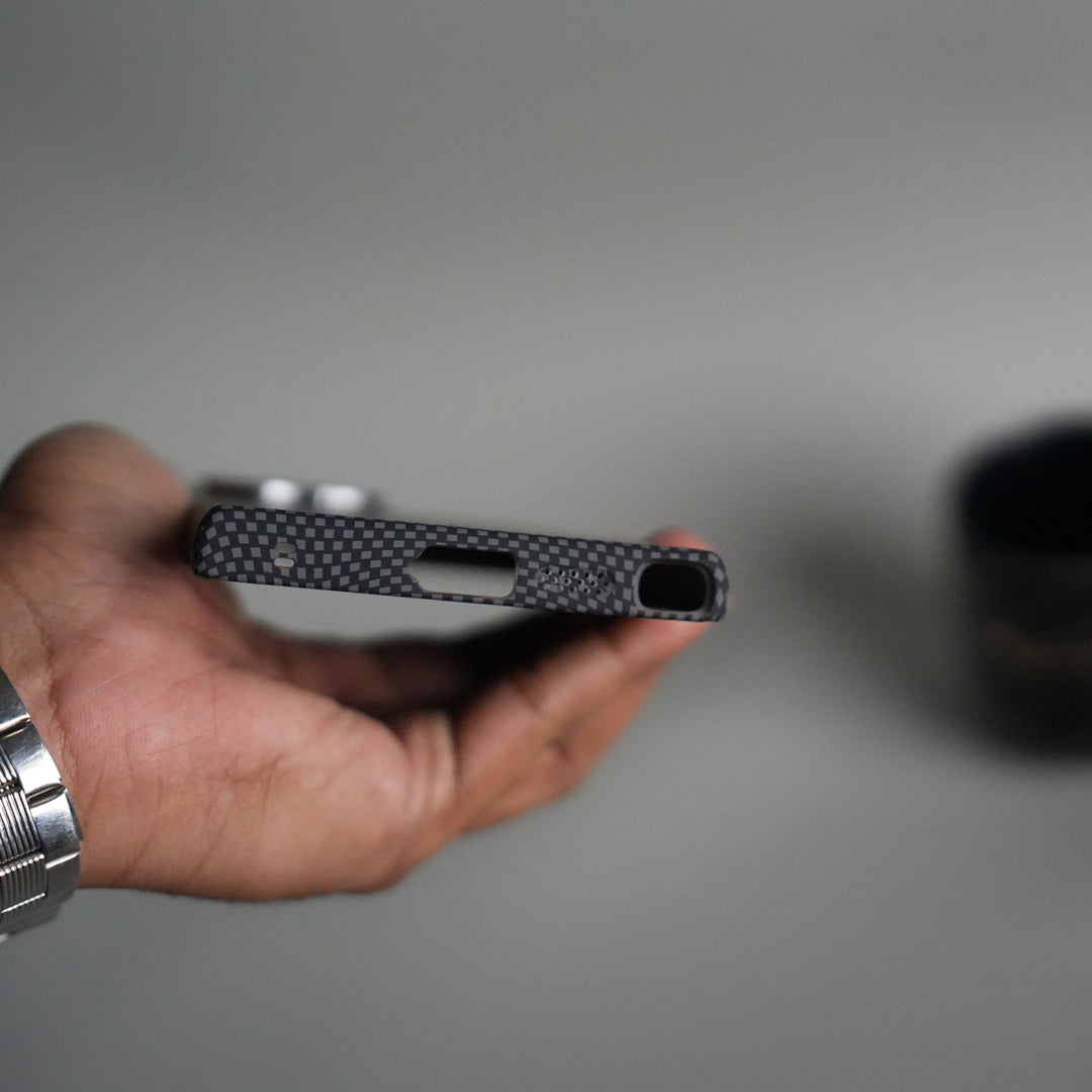 Galaxy S24 Ultra Carbon Fiber Texture Design Hard Pc MagSafe Case Cover