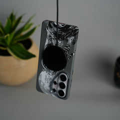 Galaxy S26 Ultra Carbon Fiber Texture Design Hard Pc MagSafe Case Cover GrayTiger Design