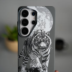 Galaxy S26 Ultra Carbon Fiber Texture Design Hard Pc MagSafe Case Cover GrayTiger Design