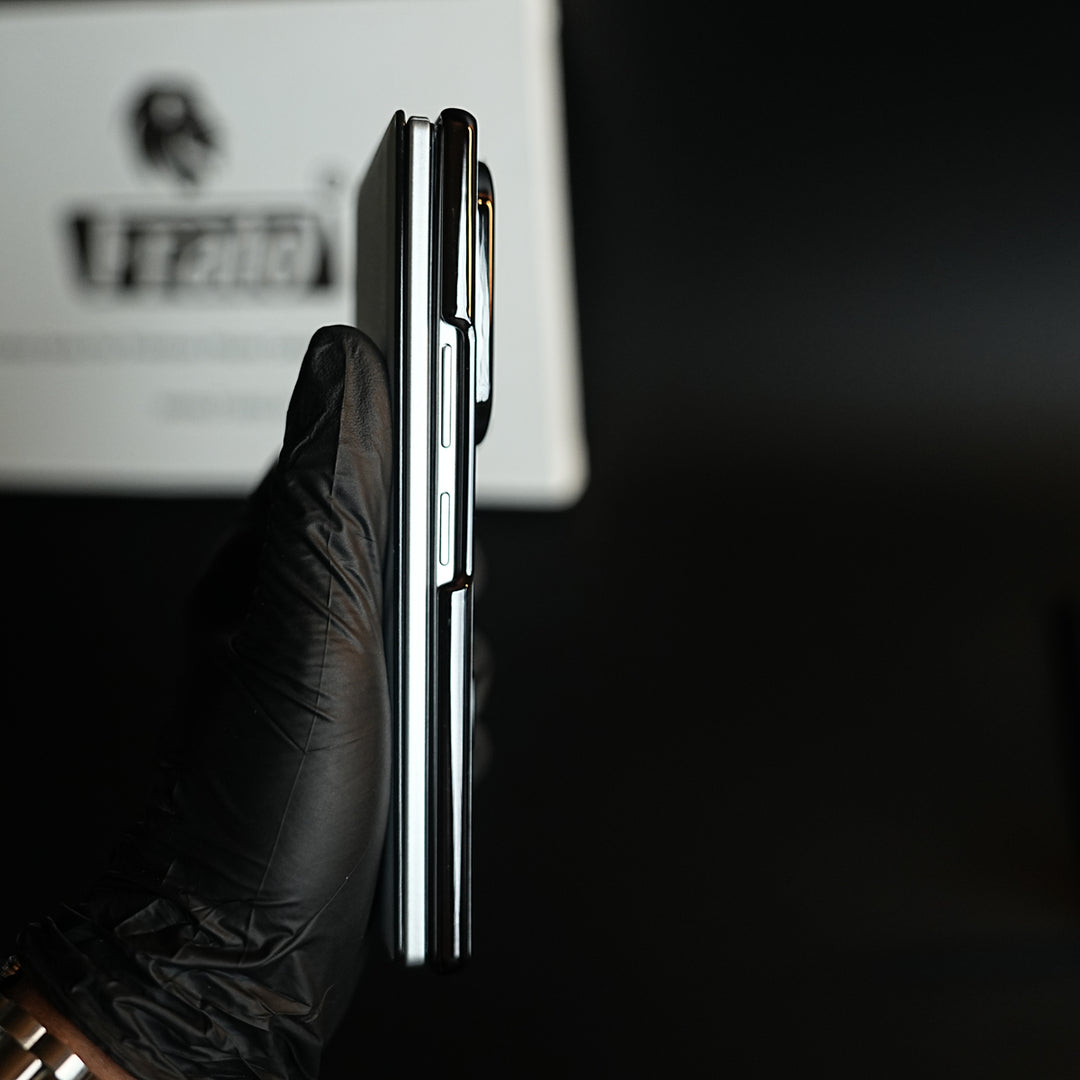 Leather Texture Full Cover Case for Galaxy Z Fold 8 Ultra | Built-In Metal Stand
