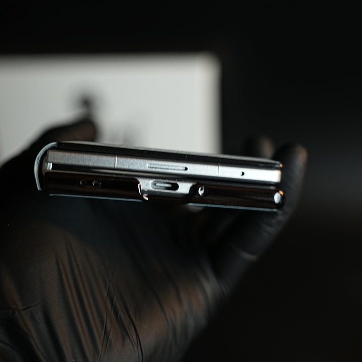 Leather Texture Full Cover Case for Galaxy Z Fold 8 Ultra | Built-In Metal Stand