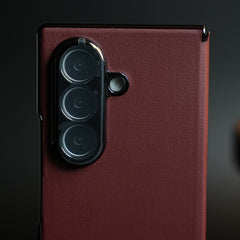 Leather Texture Full Cover Case for Galaxy Z Fold 8 Ultra | Built-In Metal Stand