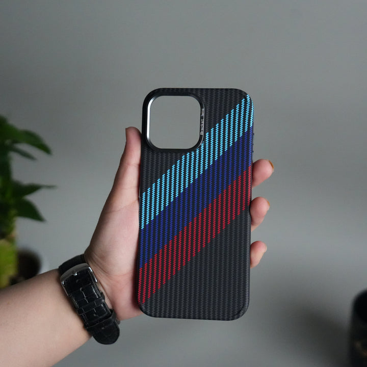iPhone 15 Series Carbon Fiber Texture Design Hard Pc MagSafe Case Cover