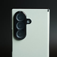 Leather Texture Full Cover Case for Galaxy Z Fold 8 Ultra | Built-In Metal Stand