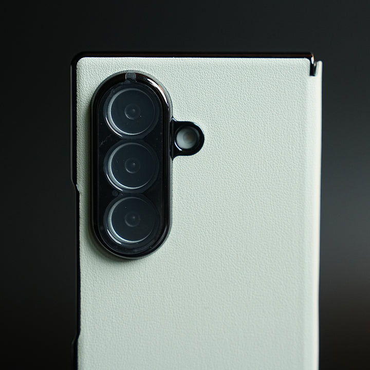 Leather Texture Full Cover Case for Galaxy Z Fold 8 Ultra | Built-In Metal Stand