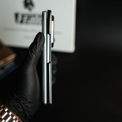 Leather Texture Full Cover Case for Galaxy Z Fold 8 Ultra | Built-In Metal Stand