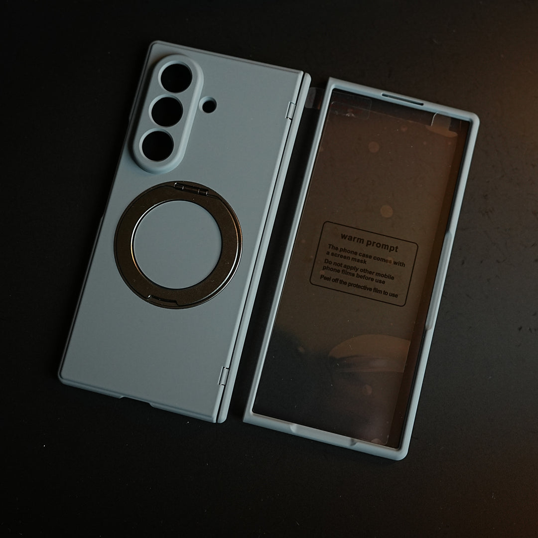 Matte Case for Galaxy Z Fold 8 Ultra | 360° Rotating Stand & Hinge Protection