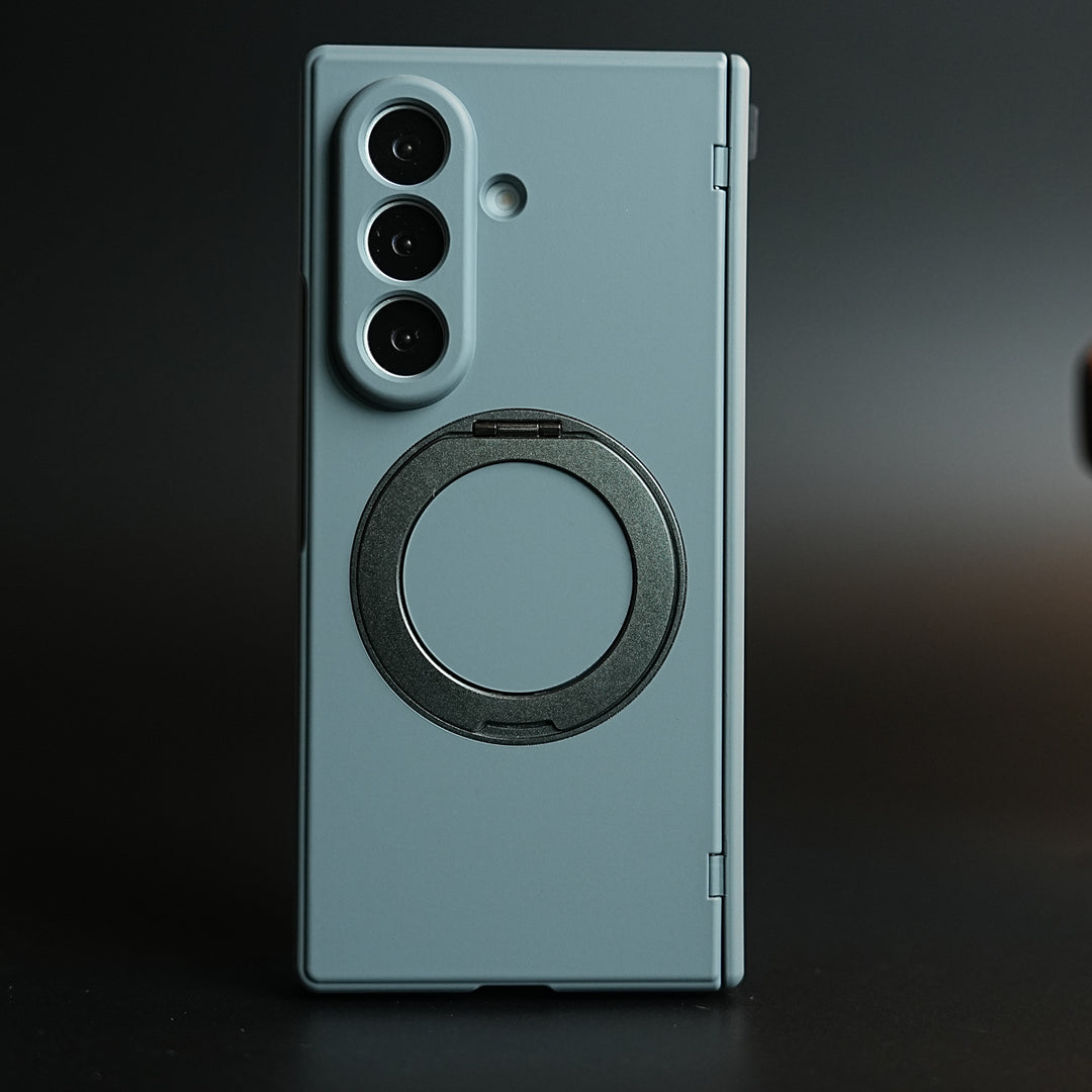 Matte Case for Galaxy Z Fold 8 Ultra | 360° Rotating Stand & Hinge Protection