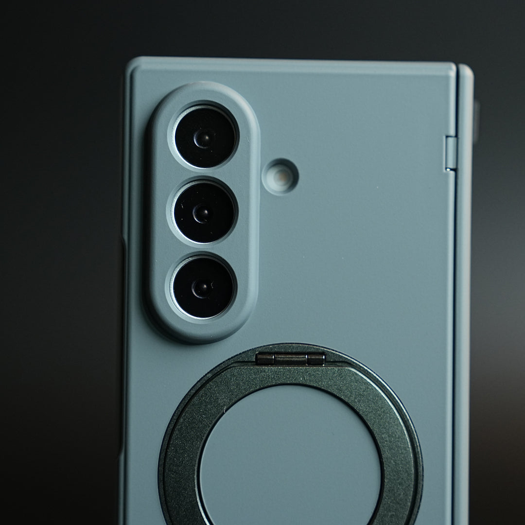 Matte Case for Galaxy Z Fold 8 Ultra | 360° Rotating Stand & Hinge Protection
