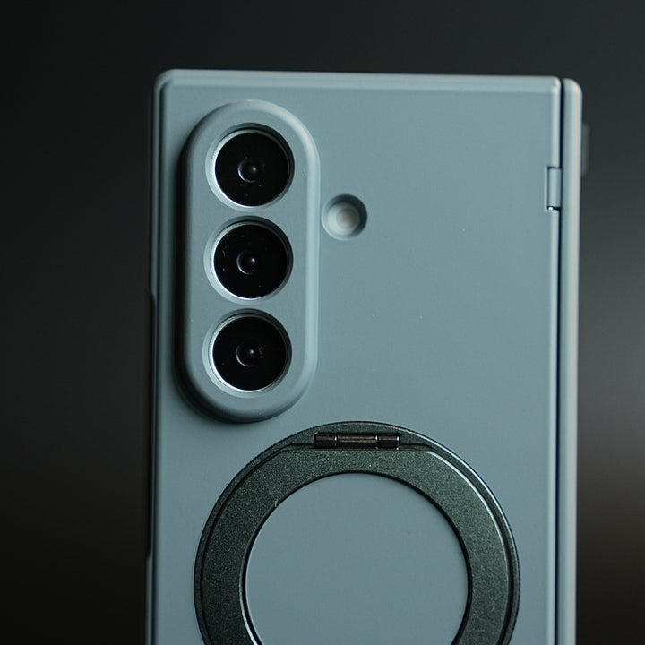 Matte Case for Galaxy Z Fold 8 Ultra | 360° Rotating Stand & Hinge Protection