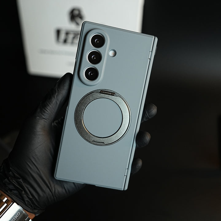 Matte Case for Galaxy Z Fold 8 Ultra | 360° Rotating Stand & Hinge Protection