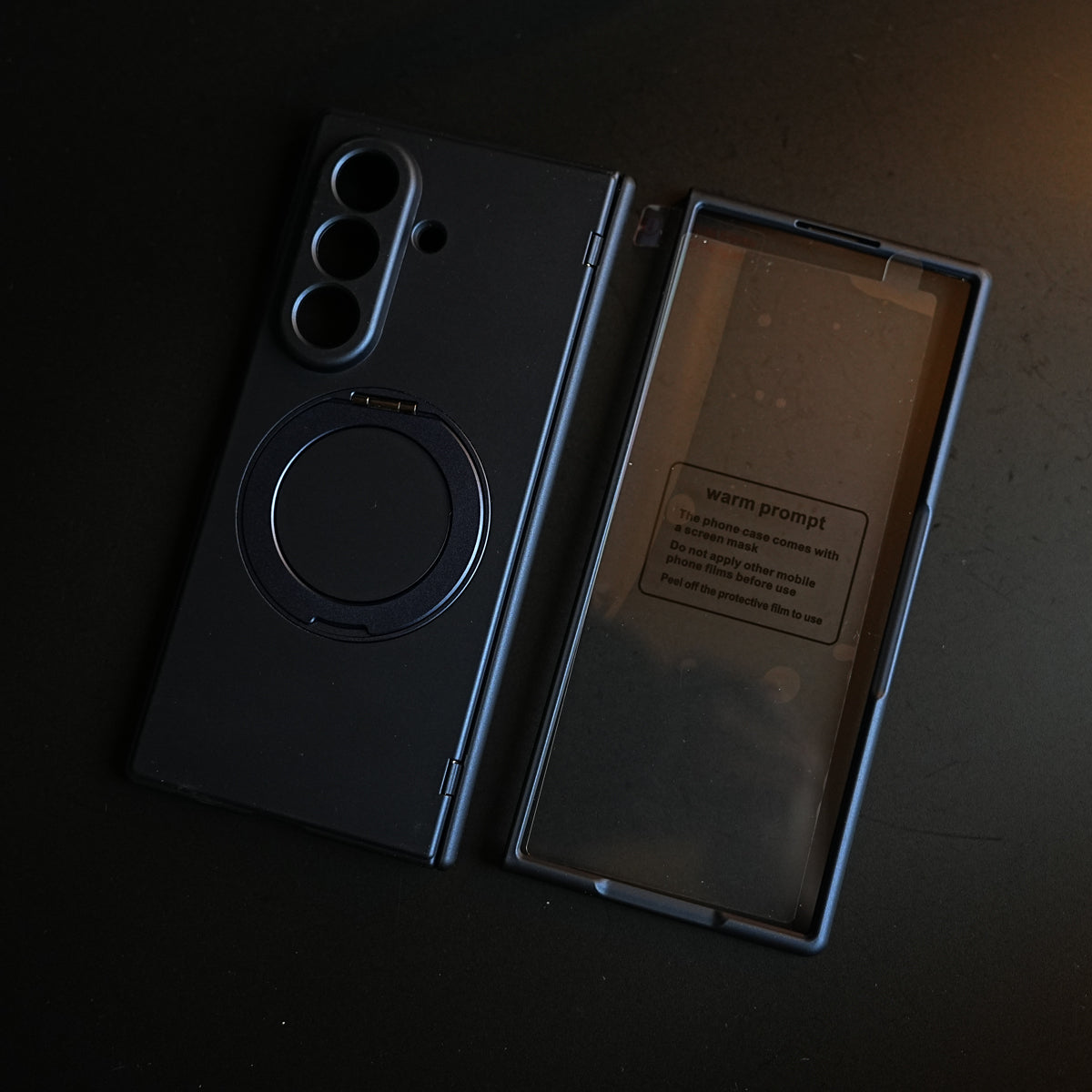 Matte Case for Galaxy Z Fold 8 Ultra | 360° Rotating Stand & Hinge Protection