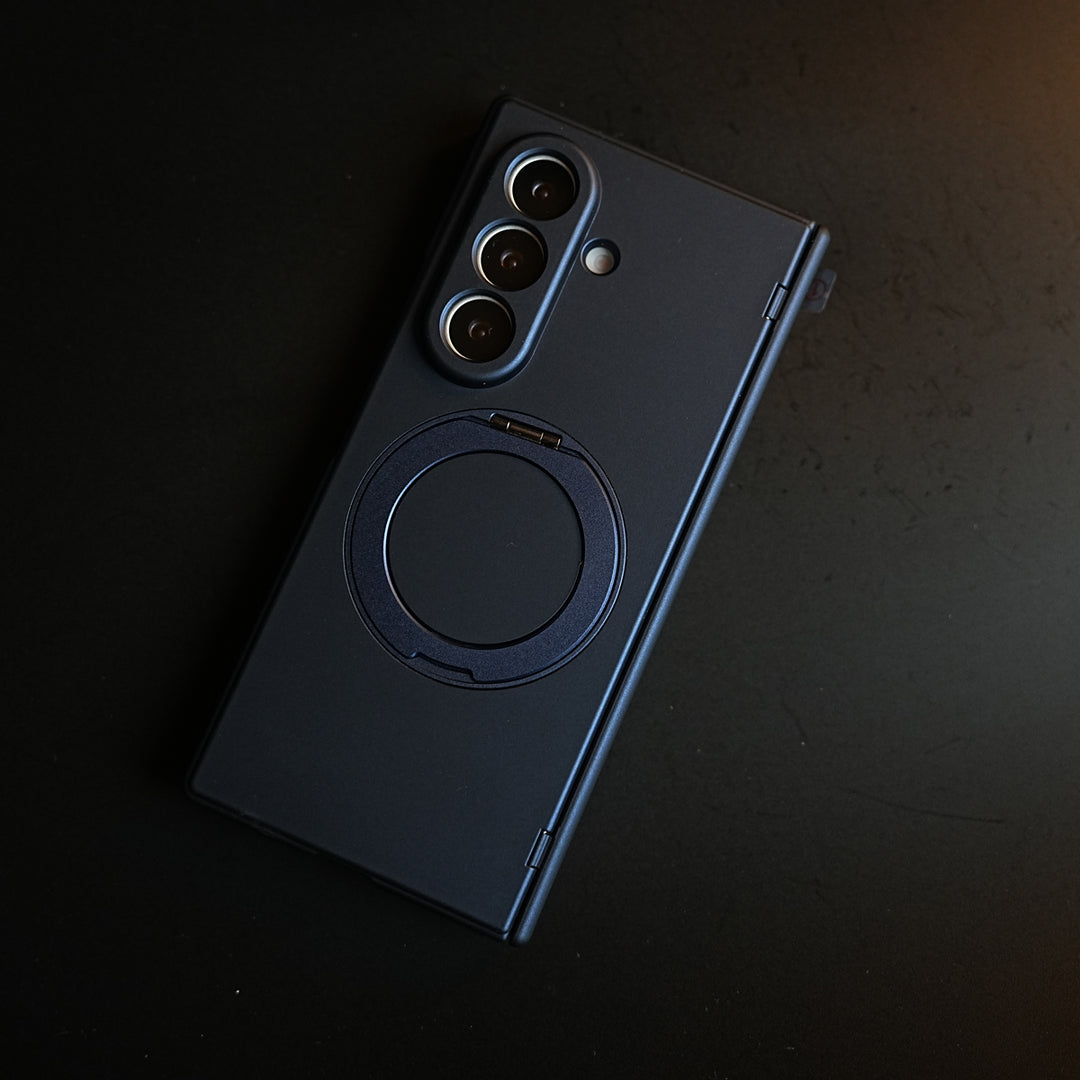 Matte Case for Galaxy Z Fold 8 Ultra | 360° Rotating Stand & Hinge Protection