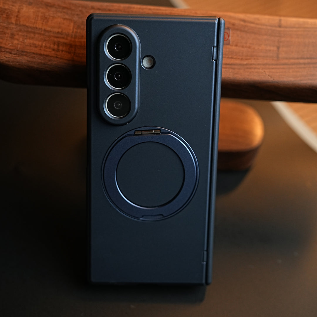 Matte Case for Galaxy Z Fold 8 Ultra | 360° Rotating Stand & Hinge Protection