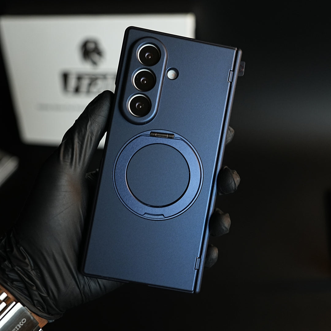 Matte Case for Galaxy Z Fold 8 Ultra | 360° Rotating Stand & Hinge Protection