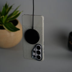 Galaxy S26 Ultra Carbon Fiber Texture Design Hard Pc MagSafe Case Cover GrayDots Design