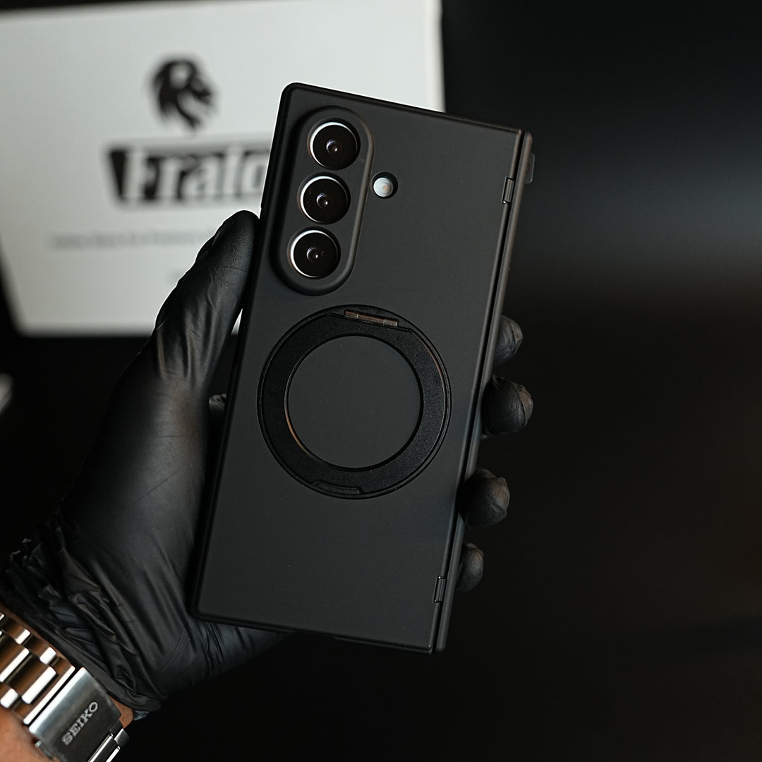 Matte Case for Galaxy Z Fold 8 Ultra | 360° Rotating Stand & Hinge Protection