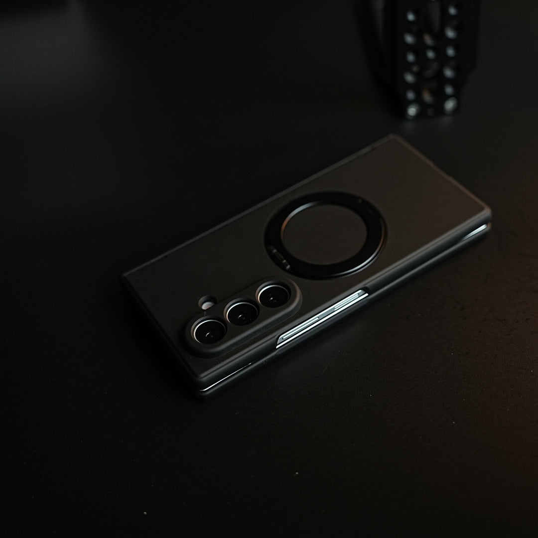 Matte Case for Galaxy Z Fold 8 Ultra | 360° Rotating Stand & Hinge Protection