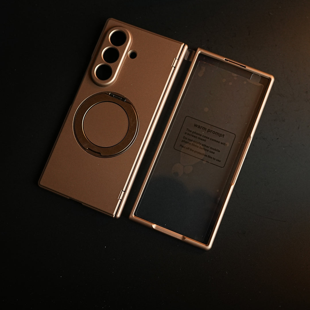 Matte Case for Galaxy Z Fold 8 Ultra | 360° Rotating Stand & Hinge Protection