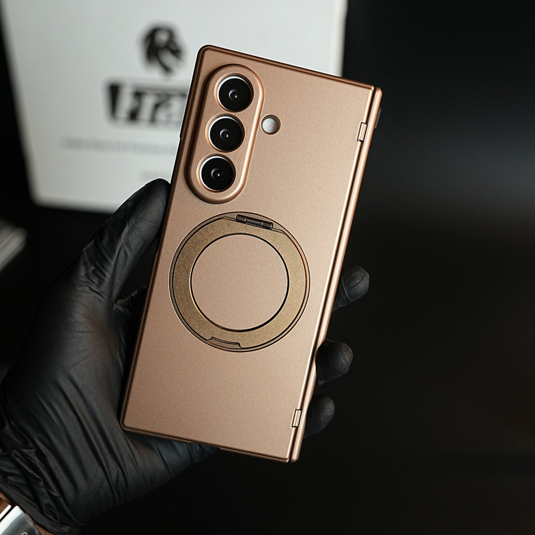 Matte Case for Galaxy Z Fold 8 Ultra | 360° Rotating Stand & Hinge Protection