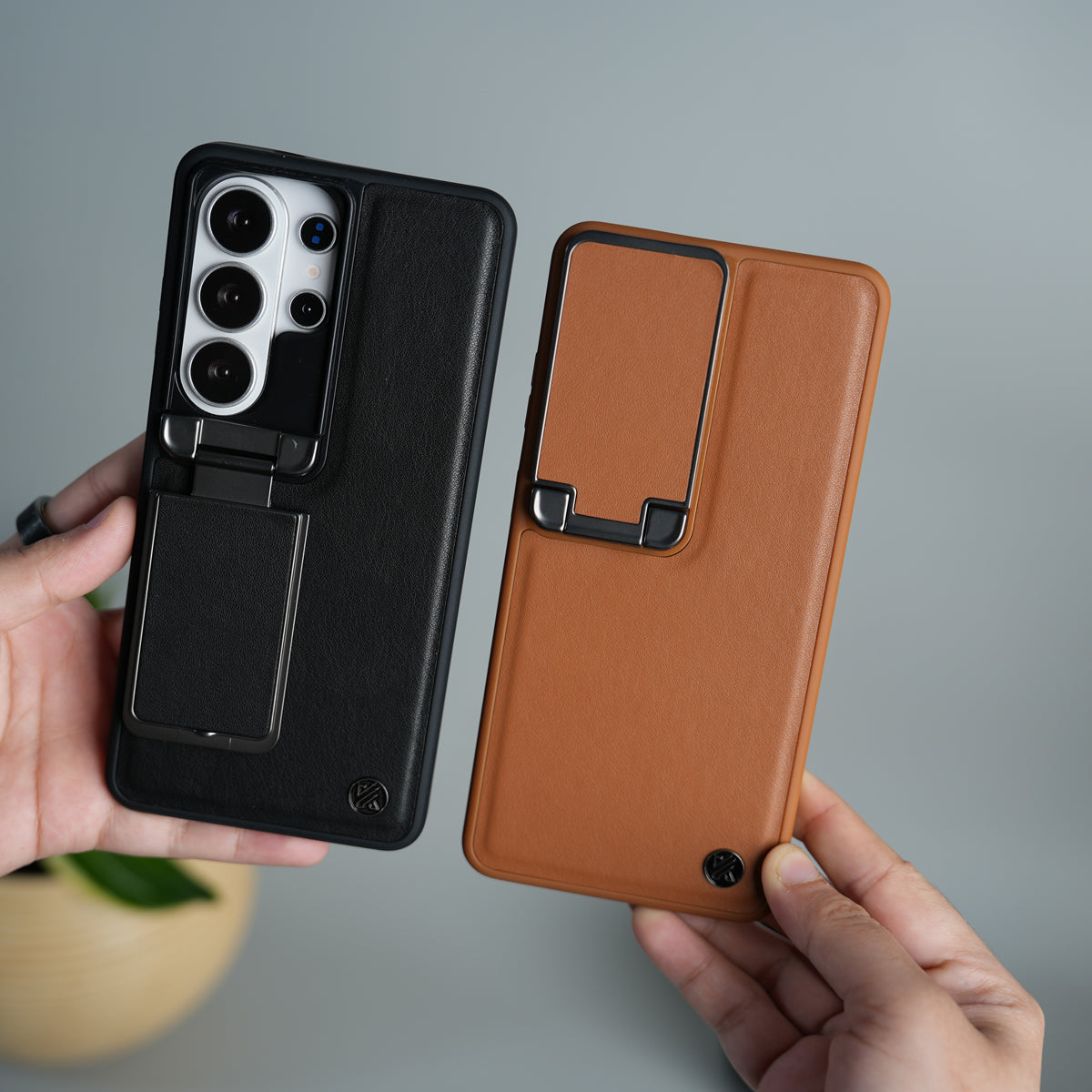 Galaxy S26 Ultra Metal Camera Cap with Stand Cover