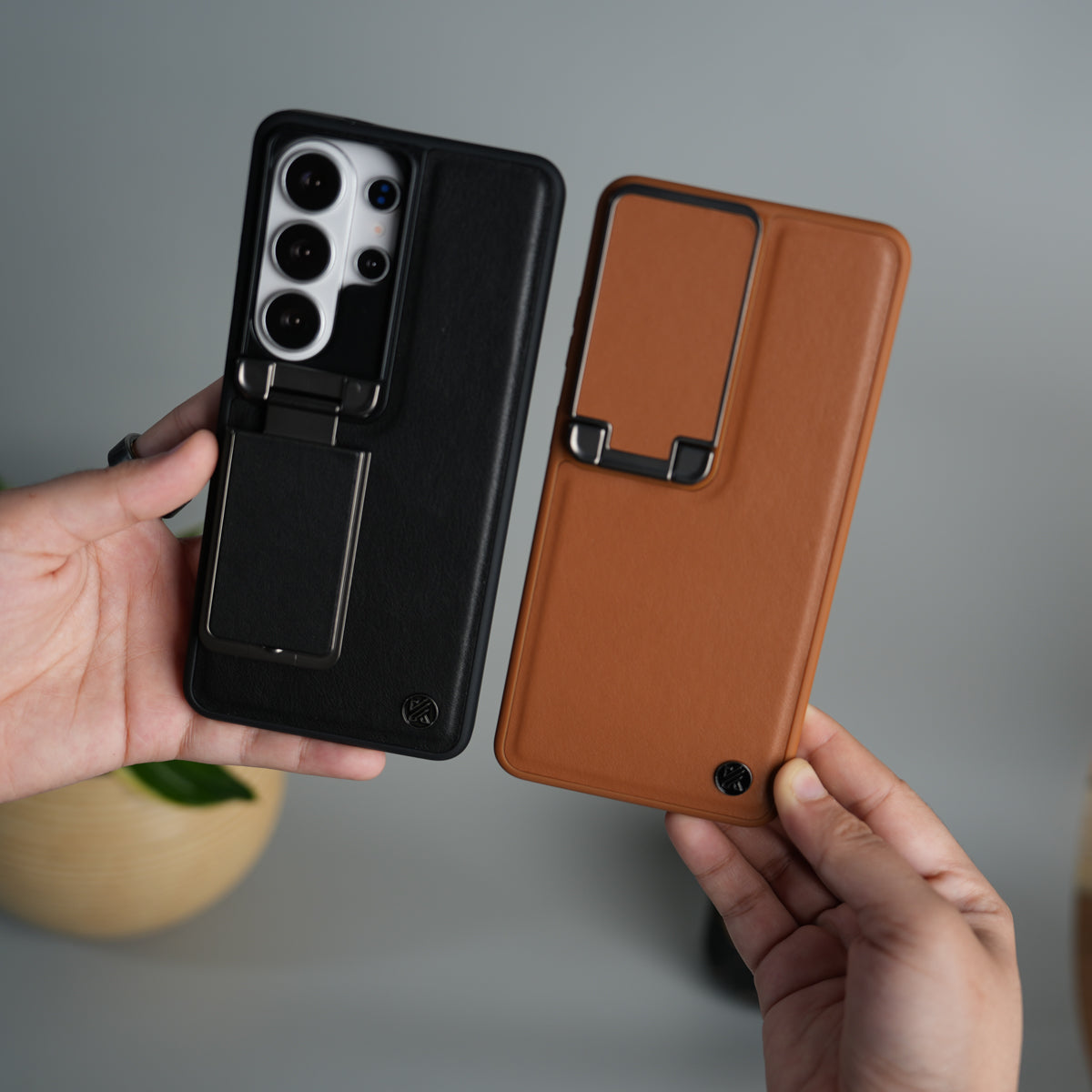 Galaxy S26 Ultra Metal Camera Cap with Stand Cover