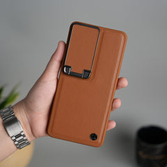 Galaxy S26 Ultra Metal Camera Cap with Stand Cover
