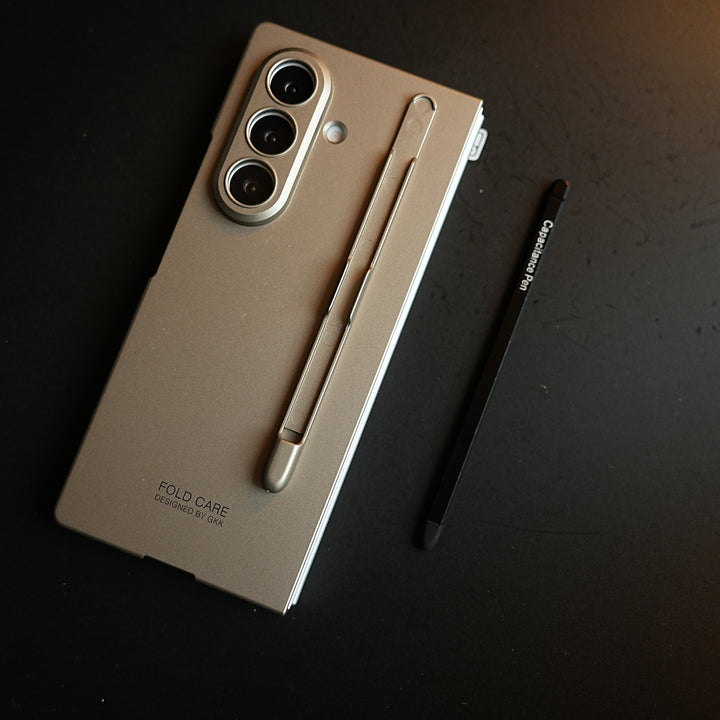 Slim Matte Hard Cover for Galaxy Z Fold 7 | S Pen Holder & Front Frame