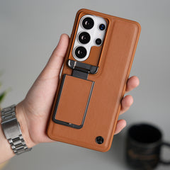 Galaxy S26 Ultra Metal Camera Cap with Stand Cover